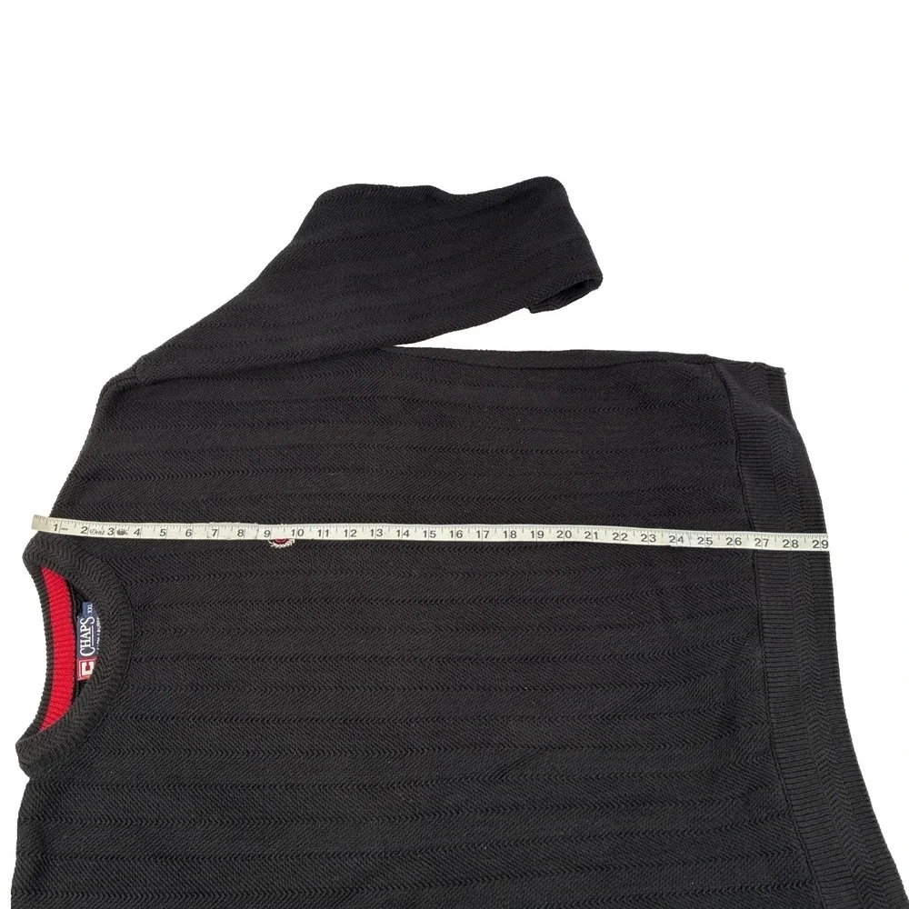 Vintage Mens Chaps‎ Ralph Lauren Knit Heavy Sweater Size XXL Cotton Made In USA